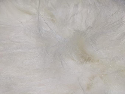 Home Collezione by Salvani Genuine Icelandic Sheepskin Rug Throw (Shade of White)