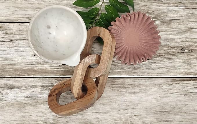Home Natural Wooden Chain with Unique Design | Handcrafted Rustic Décor for Home & Workspace