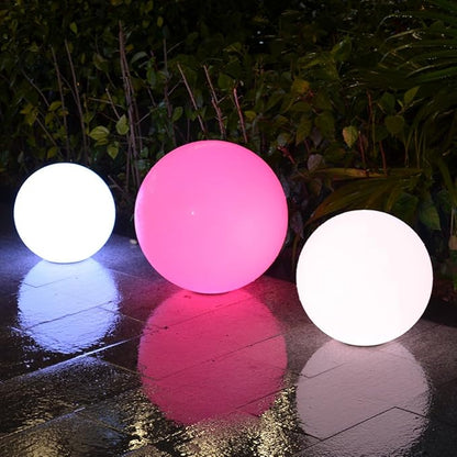 Modern Home LED Glowing Sphere w/Infrared Remote Control (16 inch)