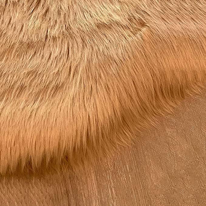 LAMBZY High Pile Super Soft Faux Sheepskin Rug (Beige, 2'x3')