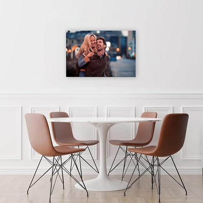 YYYYHPP Canvas Prints with Your Photos, Personalized Photo to Canvas Wall Art,Canvas Printing for Wedding, Family, Baby, Pets, Home Office Decor, Wrapped Frame 36"x24"