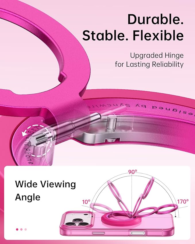 SYNCWIRE for MagSafe Phone Grip, Birthday Christmas Stocking Stuffers Surprise White Elephant Gifts for Women Mom Her Best Friends Sister Wife Teen Girl Magnetic Phone Ring Holder Kickstand Stand