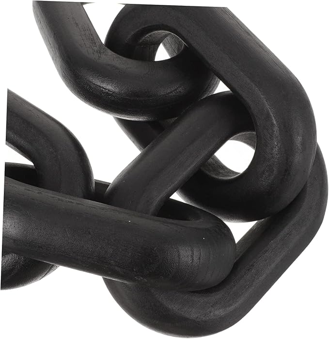 Rustic Wooden Chain Link Decor Home Decor for Living Room Aesthetic Handmade Home Ornament