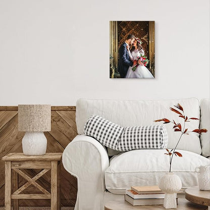 YYYYHPP Canvas Prints with Your Photos, Personalized Photo to Canvas Wall Art,Canvas Printing for Wedding, Family, Baby, Pets, Home Office Decor, Wrapped Frame 11"x14"