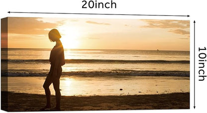 Personalized 10" x 20" Photo to Canvas Print Wall Art - Custom Your Picture on Wall Art