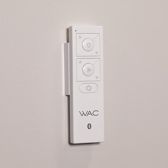 WAC Lighting Swirl 3-Blade Aluminum Smart Ceiling Fan in Matte Black