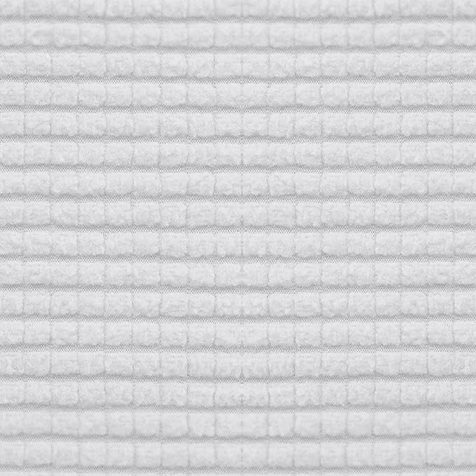 Easy-Going Stretch 4 Pieces Couch Cushion Covers for Sectional Sofa Left/Right L Shape Chaise Lounge Sofa Seat slipcover Anti-Slip Sofa Cover Soft (3 Seater + 1 Chaise, Snow White)