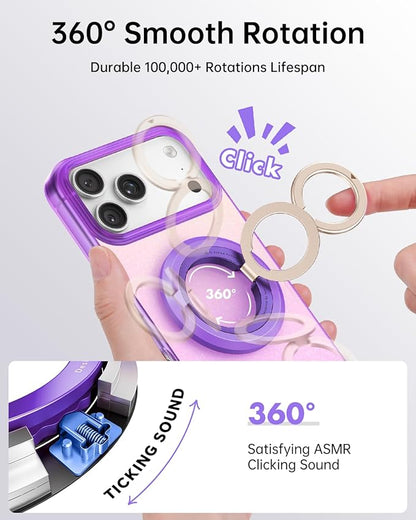 SYNCWIRE for MagSafe Phone Grip, Birthday Christmas Stocking Stuffers Surprise White Elephant Gifts for Women Mom Her Best Friends Sister Wife Teen Girl Magnetic Phone Ring Holder Kickstand Stand