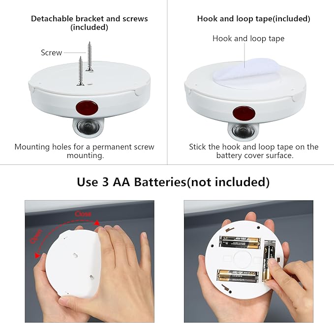 Cordless Spotlight Battery Powered, LED Accent Lighting with Remote and Timer, Display Puck Lights, Stick Uplight for Tree Portrait Gallery Picture Dartboard Painting Art Photo Plant