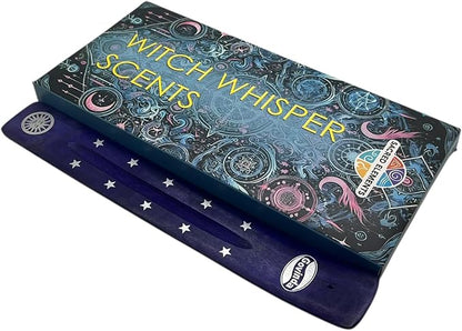 Incense Sticks Variety Pack #9-60 Insence-Sticks (6 Incents x 10 Insense) + Incense Stick Holder Bundle with 6 Witch Whisper Themed Scents