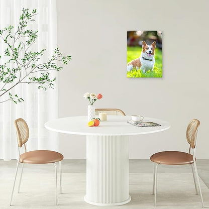 YYYYHPP Canvas Prints with Your Photos, Personalized Photo to Canvas Wall Art,Canvas Printing for Wedding, Family, Baby, Pets, Home Office Decor, Wrapped Frame 12"x16"
