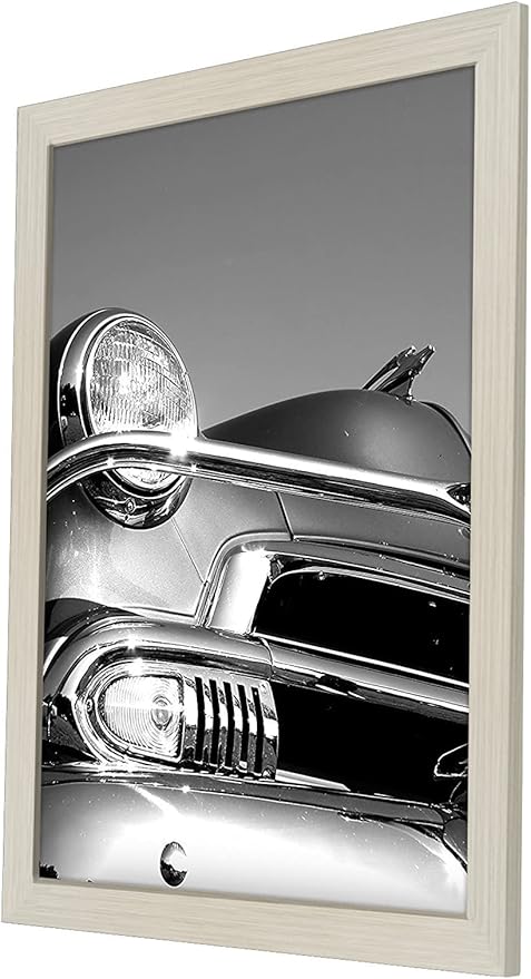 Americanflat 18x24 Poster Frame with Polished Plexiglass - Wide Picture Frames Made of Engineered Wood for Vertical or Horizontal Wall Display - Epic Collection - Light Wood