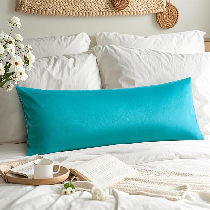 Artscope Luxury Velvet Lumbar Pillow Cover Super Soft Decorative Rectangle Throw Pillow Covers Case Cushion Covers for Sofa Couch Bedroom Car Decor 14x36 Inch Turquoise