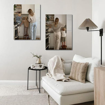 JIMUJIA Custom Canvas Art Print 18"x24" - Unframed Artwork, Personalized Wall Decor, Customizable Photo, Custom Portrait, Office, Living Room, Bedroom Wall Art(18×24in,Unframe)
