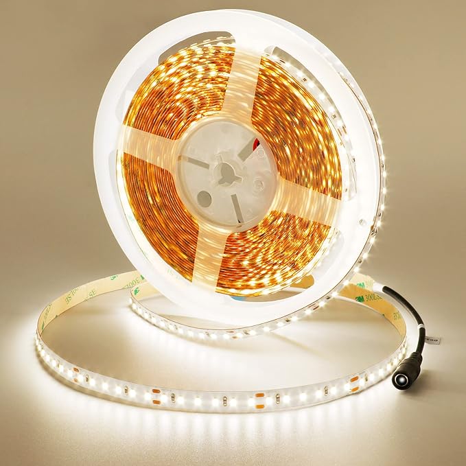 JOYLIT 24V UL LED Strip Lights 4000K Natural White 32.8ft 450lm/ft CRI 92+, Premium 10M SMD 2835 1200LEDs Density 14500lm Bright Dimmable Indoor Tape Light for Residential, Commercial, Industrial