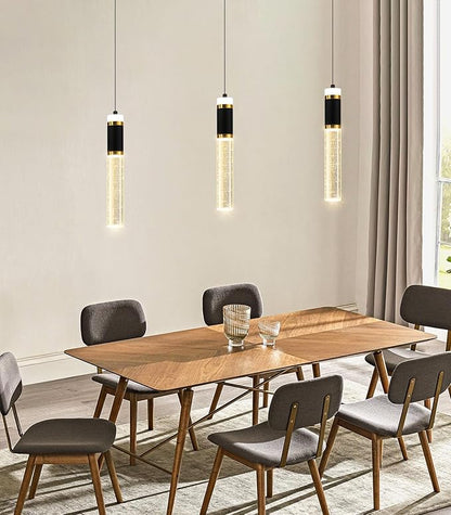 Modern Chandeliers Kitchen Island Pendant Lighting LED Dimmable Lights Hanging Chandelier Crystal Lighting Fixtures Chic Flush Mount Pendant Lighting for Dining Room Bedoom Bathroom 2700K 6000K