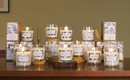 Aronica Cotton Candle for Home Scented, Baby Powder Candles Highly Scented, Lily of The Valley Candle Gift, Cute Soy Gifts for Women, Candles for New Home Scented, Clean Non Toxic So Wax
