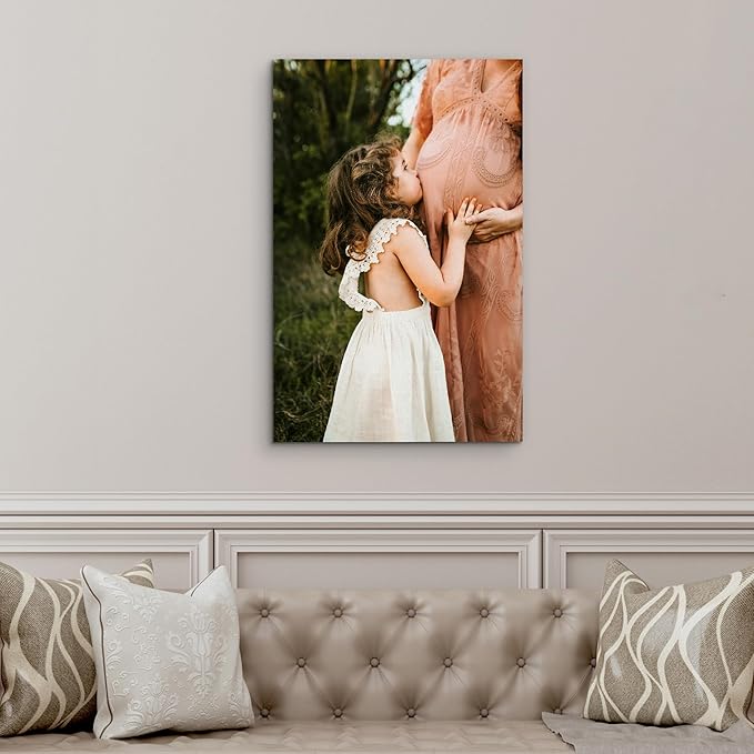 wall26 Personalized Photo to Canvas Print Wall Art - Custom Your Photo On Canvas Wall Art - Digitally Printed (12" x 16")