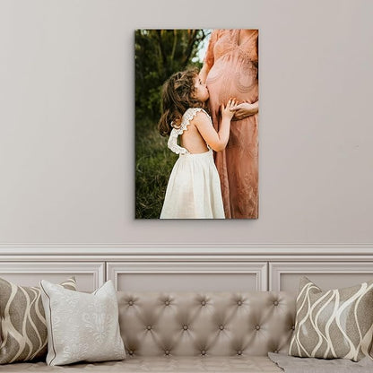 wall26 Personalized Photo to Canvas Print Wall Art - Custom Your Photo On Canvas Wall Art - Digitally Printed (12" x 16")