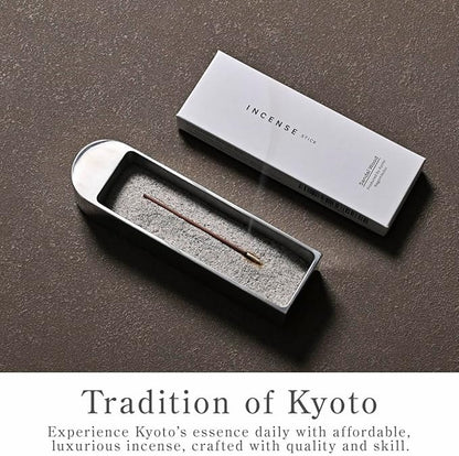 Kyoto Agarwood Incense Sticks - Japanese Temple Aroma, Ideal for Relaxation & Meditation, Approx. 60 Sticks (0.044 Pounds) - Premium Quality Incense for Spiritual & Home Use Nagomikobo