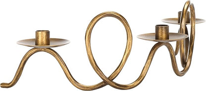SAFAVIEH Home Collection Cian Brass Candleholder Centerpiece