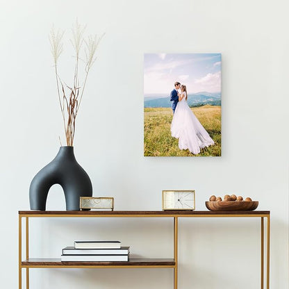 YYYYHPP Canvas Prints with Your Photos, Personalized Photo to Canvas Wall Art,Canvas Printing for Wedding, Family, Baby, Pets, Home Office Decor, Wrapped Frame 18"x24"