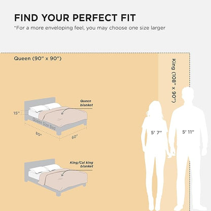 Bedsure 100% Cotton Muslin Blanket King Size for Bed - 4-Layer Breathable and Lightweight Thin Soft Summer Gauze Muslin Blanket for Adults, Linen Beige, 108x90 Inches
