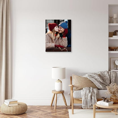 YYYYHPP Canvas Prints with Your Photos, Personalized Photo to Canvas Wall Art,Canvas Printing for Wedding, Family, Baby, Pets, Home Office Decor, Wrapped Frame 24"x30"