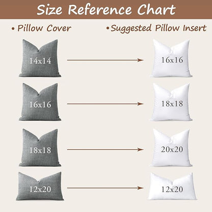 Artscope Synthetic Down Lumbar Pillow Insert, 12x20 Down Alternative Throw Pillow Insert. Ultra Soft Fluffy Sleeping Pillow with 100% Cotton Cover, Decorative Pillows Set of 2-White.
