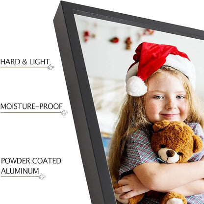20x28 Inch Poster Frame, Plexiglass, Set of 2, Black Snap Frames, Front-loading Frame, Coating Aluminum Profile, Display Horizontally & Vertically