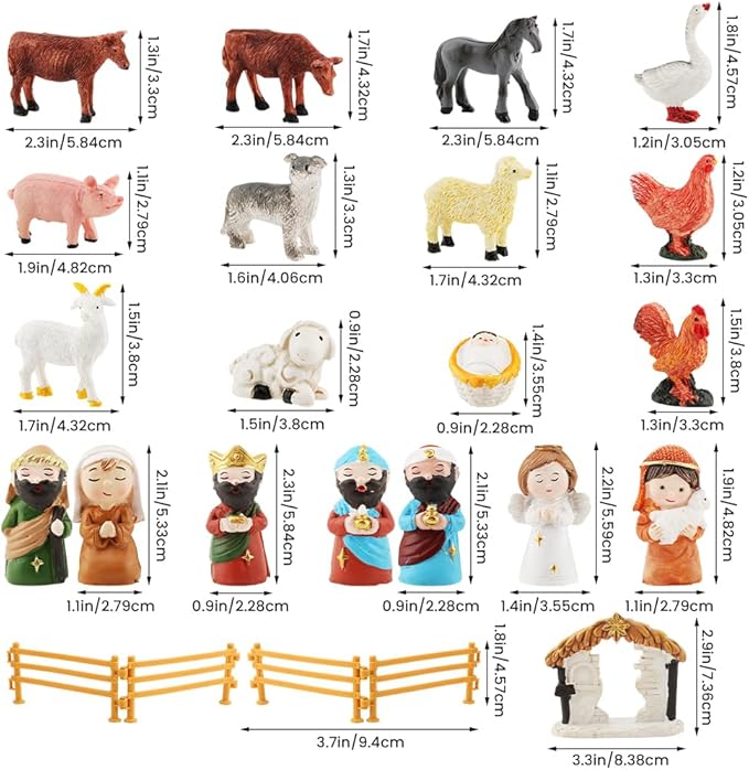 2025 Nativity Advent Calendar, 24 Days Christmas Advent Calendar for Boys Girls Teen Adult, 24pcs Building Blocks Set, For Holiday Enthusiasts, Home Decor, Festive Gifting, Ready-to-Display Manger Scene