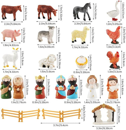 2025 Nativity Advent Calendar, 24 Days Christmas Advent Calendar for Boys Girls Teen Adult, 24pcs Building Blocks Set, For Holiday Enthusiasts, Home Decor, Festive Gifting, Ready-to-Display Manger Scene