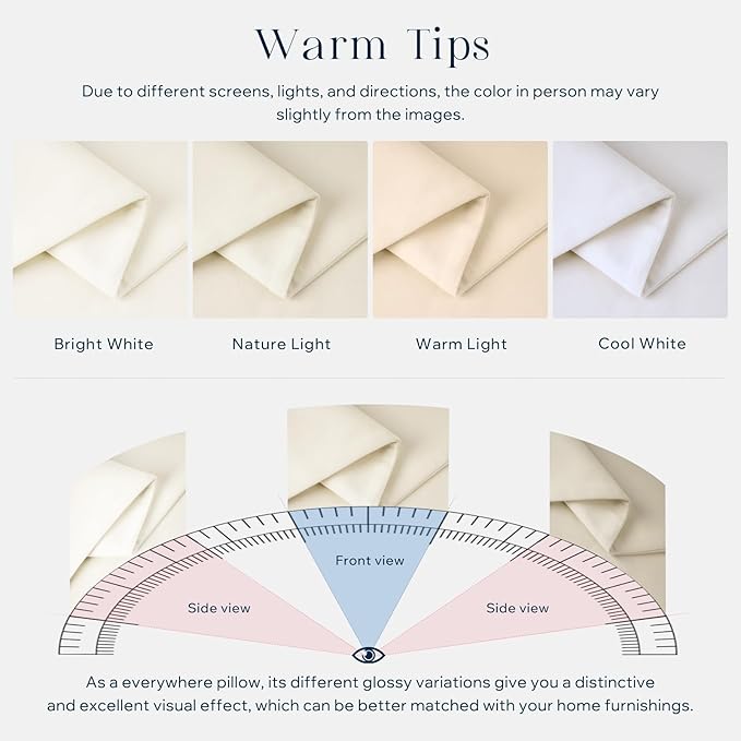 Phantoscope Pack of 2 Velvet Decorative Throw Decorative Pillow Cover Soft Solid Square Cushion Case for Couch Off White 22 x 22 inches 55 x 55 cm