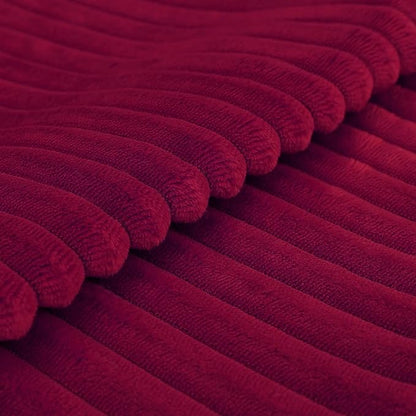Simmore Decorative Euro Sham Throw Pillow Covers 22x22 Set of 2, Soft Natural Plush Flannel Double-Sided Fluffy Couch Pillow Covers for Sofa Living Room, Burgundy