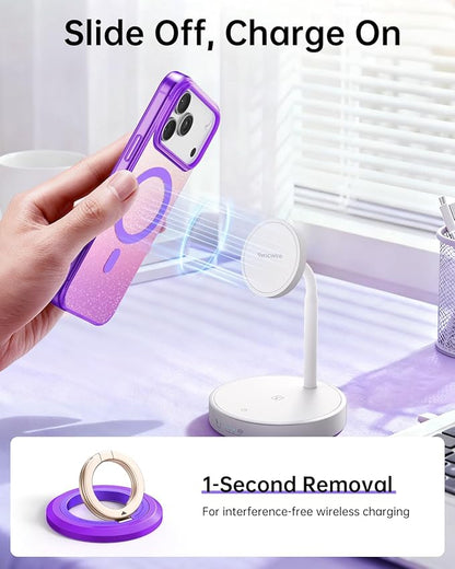 SYNCWIRE for MagSafe Phone Grip, Birthday Christmas Stocking Stuffers Surprise White Elephant Gifts for Women Mom Her Best Friends Sister Wife Teen Girl Magnetic Phone Ring Holder Kickstand Stand