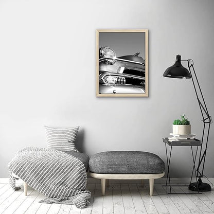 Americanflat 18x24 Poster Frame with Polished Plexiglass - Wide Picture Frames Made of Engineered Wood for Vertical or Horizontal Wall Display - Epic Collection - Natural Oak