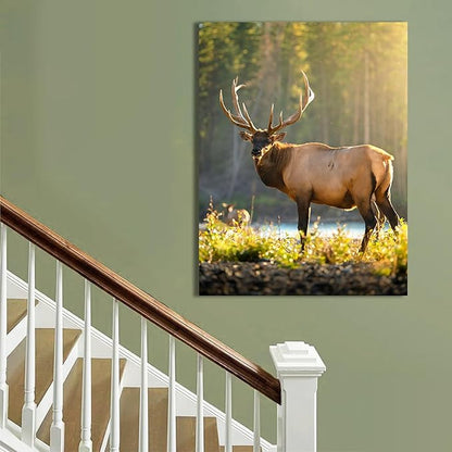 JIMUJIA Custom Canvas Art Print 40"x60" - Unframed Artwork, Personalized Wall Decor, Customizable Photo, Custom Portrait, Office, Living Room, Bedroom Wall Art(40×60in,Unframe)