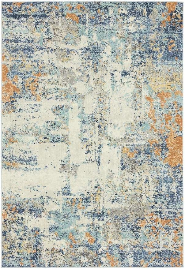 LUXE WEAVERS Kingsbury Abstract Multi 6x9 Area Rug 7663