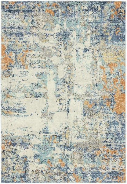 LUXE WEAVERS Kingsbury Abstract Multi 6x9 Area Rug 7663