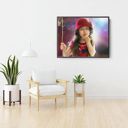 Personalized Custom Canvas Prints: Photo On Canvas (Black, 24x36) Transform Your Photos into Stunning Framed Wall Art Digitally Printed Photo To Canvas Ideal for Home Decor, Gifts Keepsakes.Made in Texas, USA
