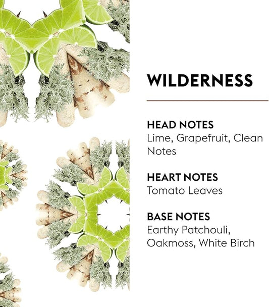 MAISON BERGER Wilderness Lampe Berger Refill, 500 ml (16.9 fl oz), Odor-Neutralizing Home Fragrance Oil Lamps, Lime, Grapefruit, Clean Notes, Tomato Leaves, Made in France