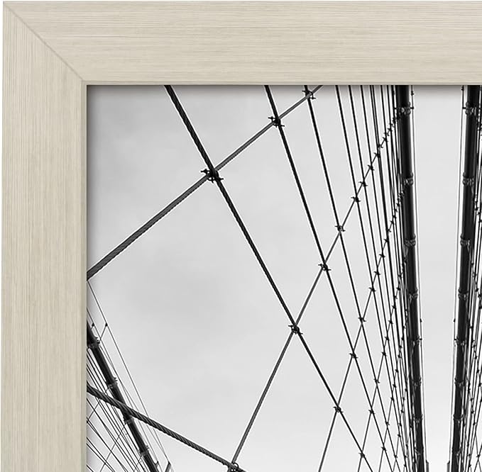 Americanflat 20x30 Poster Frame with Polished Plexiglass - Wide Picture Frames Made of Engineered Wood for Vertical or Horizontal Wall Display - Epic Collection - Light Wood