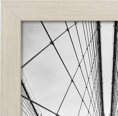 Americanflat 20x30 Poster Frame with Polished Plexiglass - Wide Picture Frames Made of Engineered Wood for Vertical or Horizontal Wall Display - Epic Collection - Light Wood