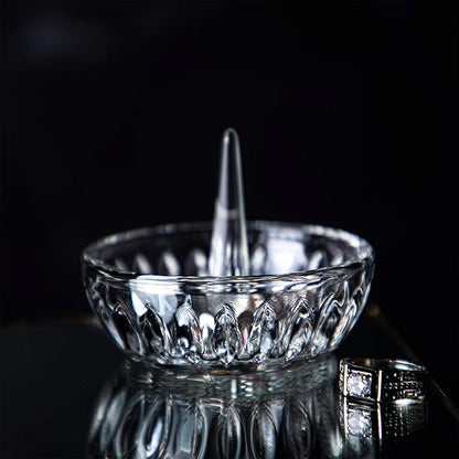 H&D HYALINE & DORA Crystal Ring Holder Dish