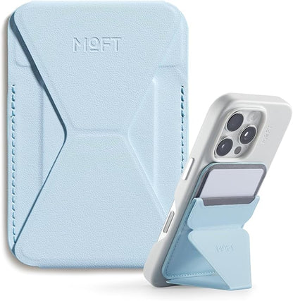 MOFT Magnetic Wallet Stand Compatible with iPhone 17/16/15/14/13/12 Series, Angle Adjustment & Magsafe Compatible MOVAS Phone Stand,Soothing Mist