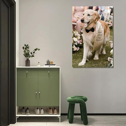 JIMUJIA Custom Canvas Art Print 30"x45" - Unframed Artwork, Personalized Wall Decor, Customizable Photo, Custom Portrait, Office, Living Room, Bedroom Wall Art(30×45in,Unframe)