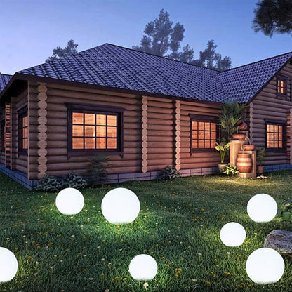 Modern Home LED Glowing Sphere w/Infrared Remote Control - Indoor/Outdoor Floating Light Ball (24 inch)