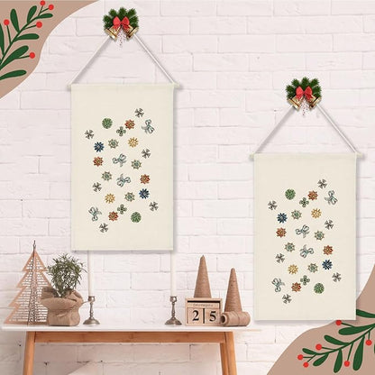 Boao 4 Pcs Boho Room Decor Hanging Decorations Pin Banner Wall Display Banners Elementary Wall Art Banner Welcome to Teacher Gift(Beige,17.5 x 10.8 Inches,Classic)