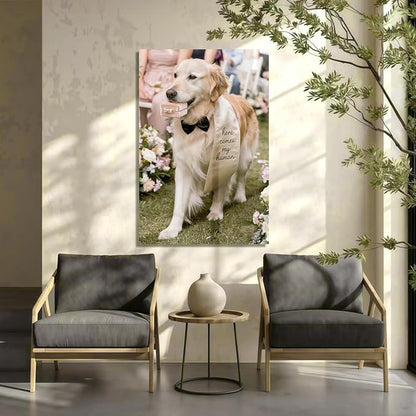 JIMUJIA Custom Canvas Art Print 30"x45" - Unframed Artwork, Personalized Wall Decor, Customizable Photo, Custom Portrait, Office, Living Room, Bedroom Wall Art(30×45in,Unframe)