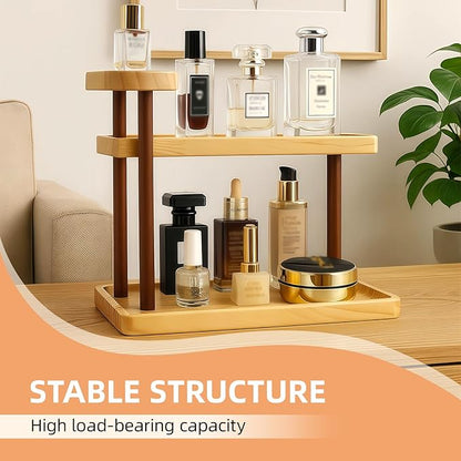 Bathroom Countertop Organizer,Vanity Organizer and Storage for Cosmetic Skincare Perfume, Ideal Storage Solution for Perfumes, Cosmetics, Spices, Handmade Toys, Office Supplies.